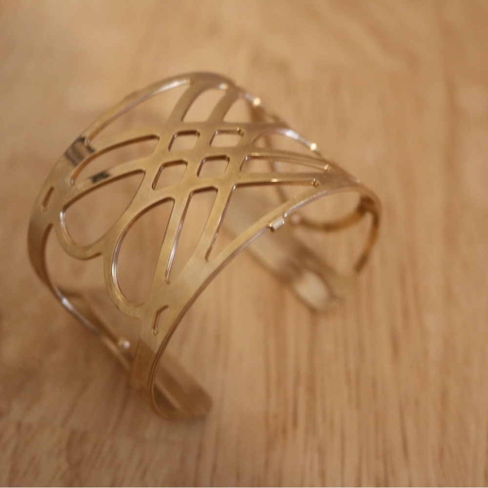 Les Georgettes Gold Cuff Bracelet